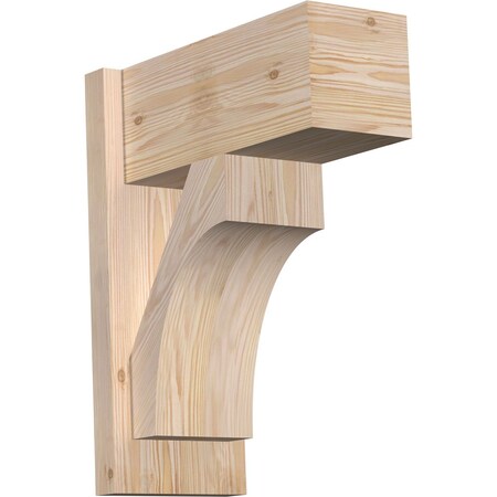 Ekena Millwork Westlake Block Smooth Outlooker, Douglas Fir, 7 1/2"W x 16"D x 20"H OUT08X16X20WTL05SDF